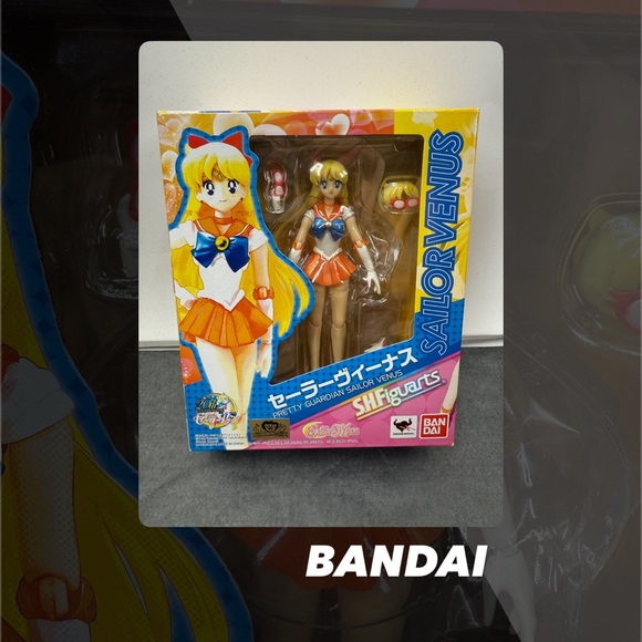 NIB Bandai S.H. Figuarts Sailor Venus Sailor Moon Action Figure - Picture 1 of 7